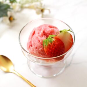 いちごの甘糀ソルベ