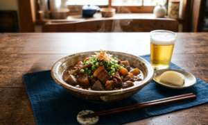 夏におススメ！栄養たっぷりの『どて煮』